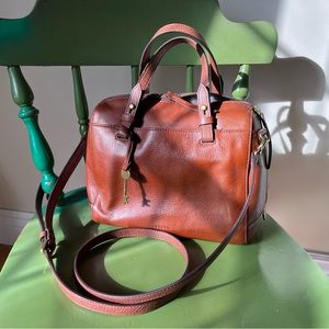 Brown Fossil Sydney Satchel